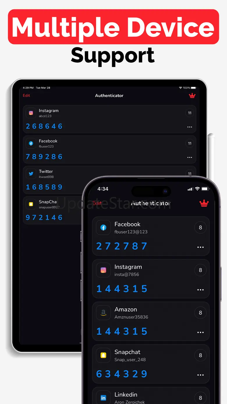 Authenticator App - 2FA, TOTP 1.0