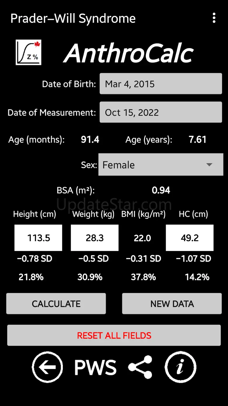 AnthroCalc 2.09.3