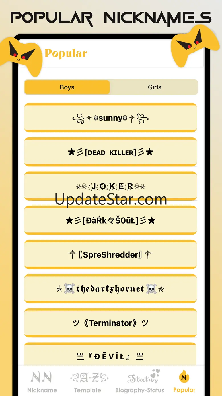 Nickname Maker For Games 1.8