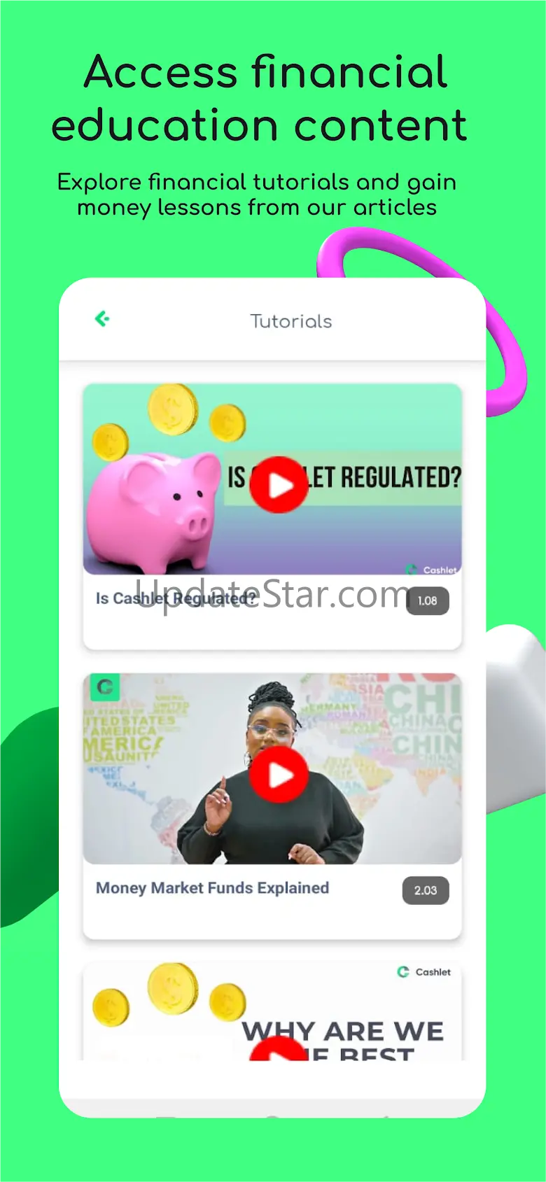 Cashlet: Savings & Investments 5.8.0