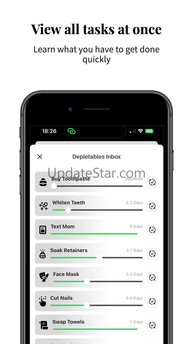 Depletables - Recurring Tasks 1.5.6
