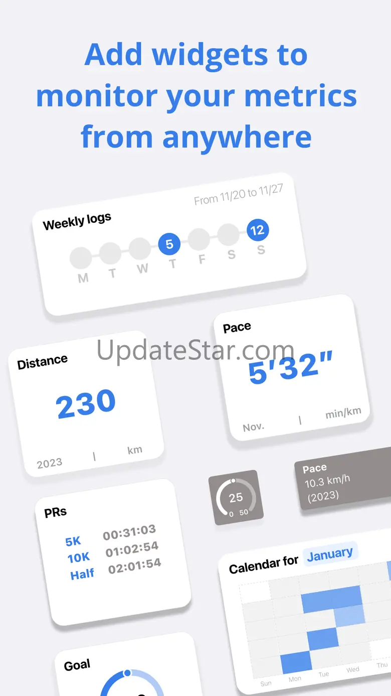 Running Dashboard - RunMetrics 2.4.2