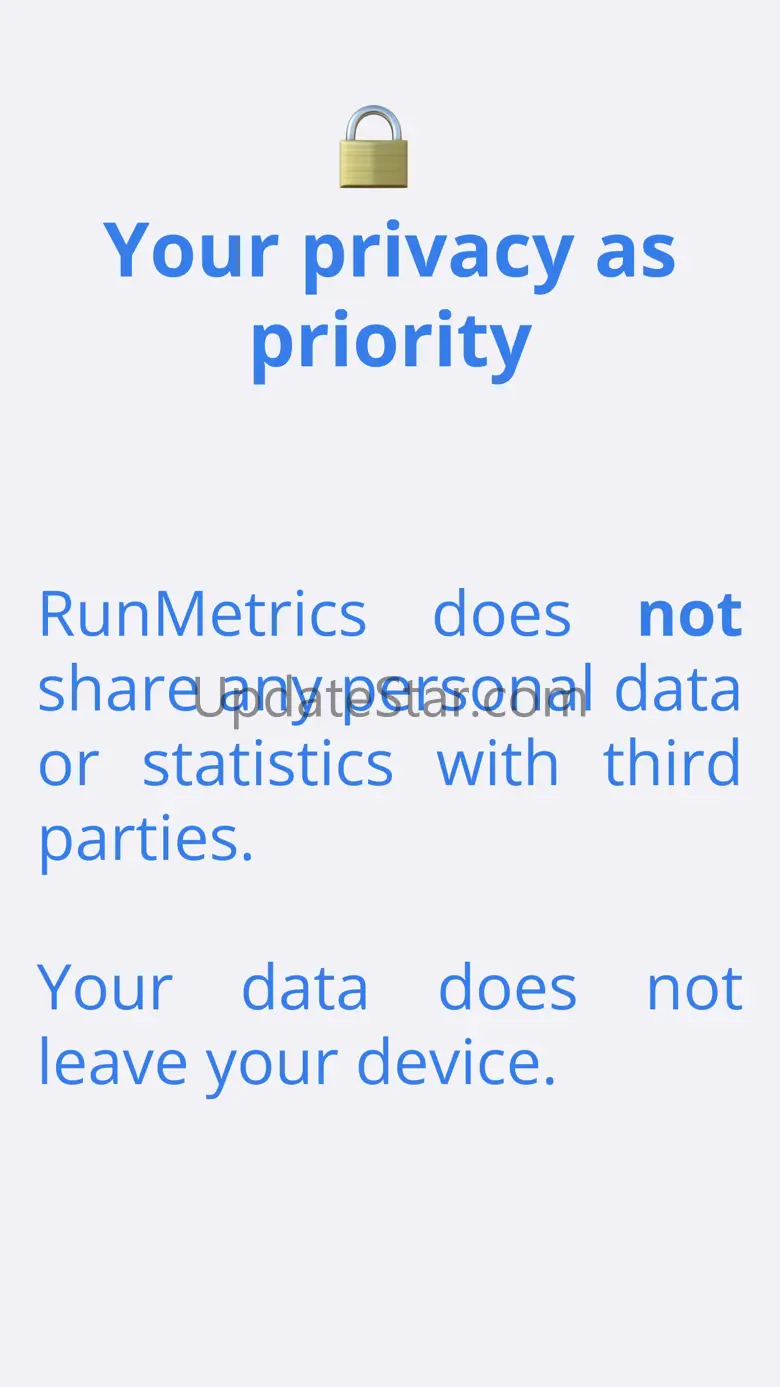 Running Dashboard - RunMetrics 2.4.2