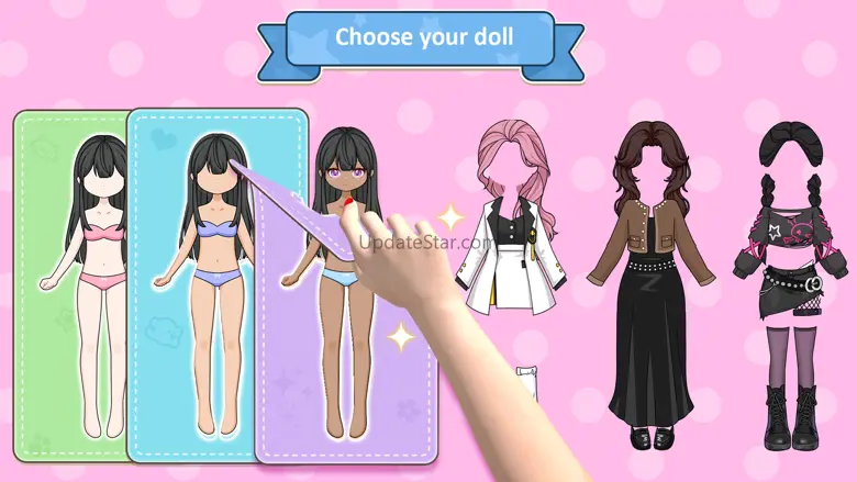 Kawaii Paper Doll Dressup Game 1.0.0