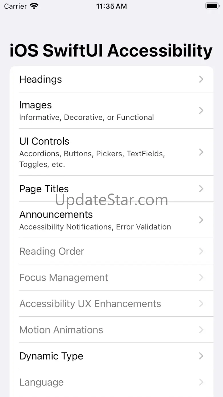 Accessibility Techniques 10.4