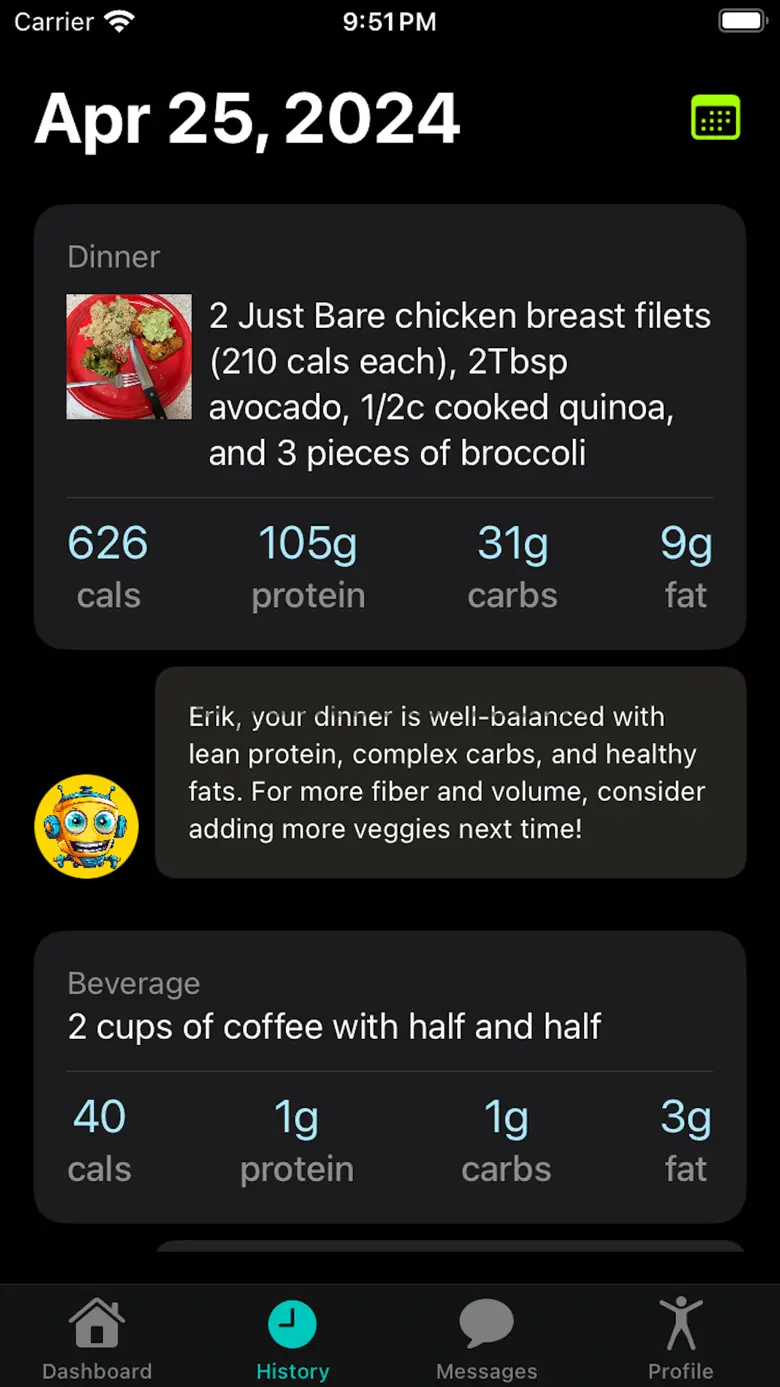 Body AI: Calorie Tracker 2.0.1