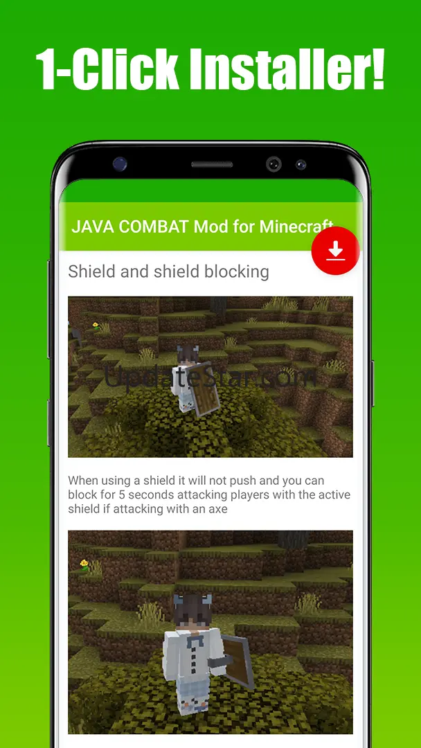 JAVA COMBAT Mod for Minecraft 2.0.5