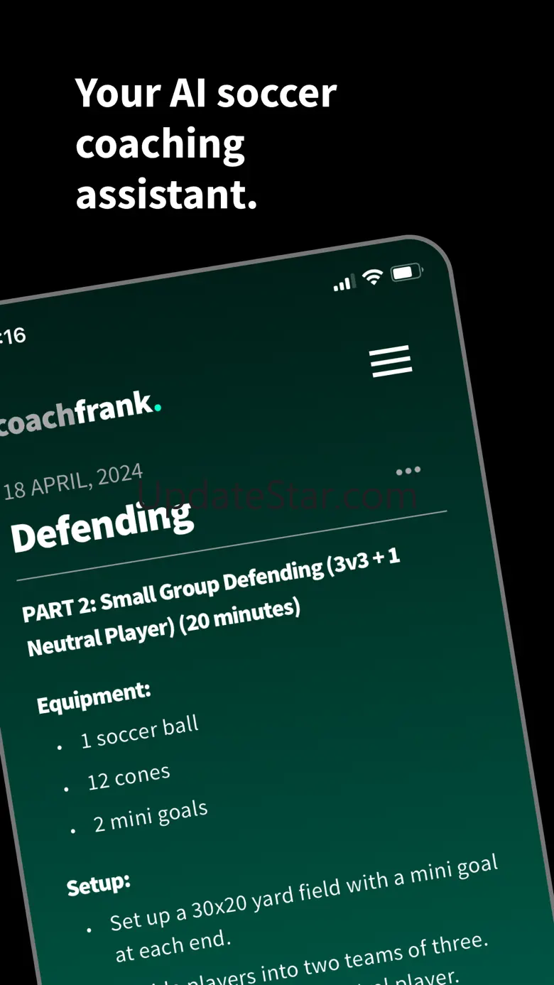 Soccer Coaching AI: CoachFrank 1.0
