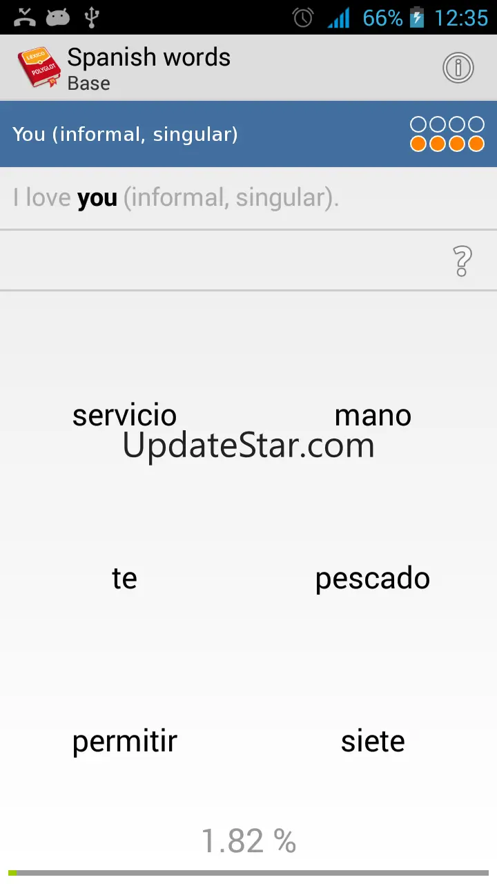Learn Spanish Vocabulary 5.1.4