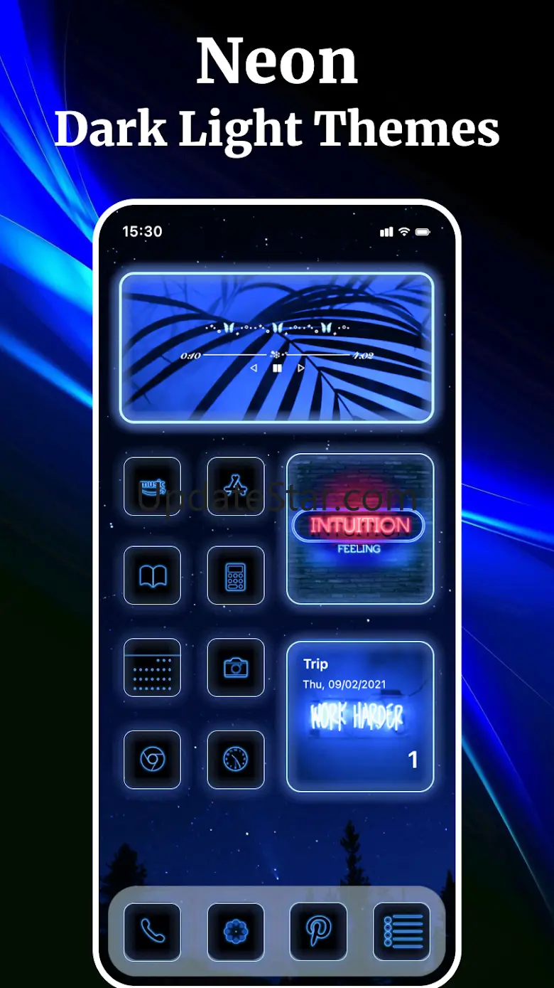 Iconics: Color widget custom