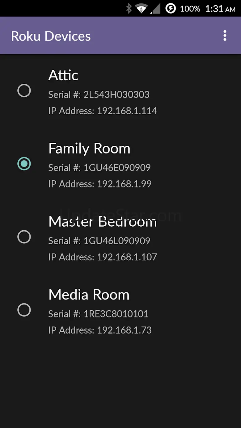 Remote Wear for Roku 1.8W