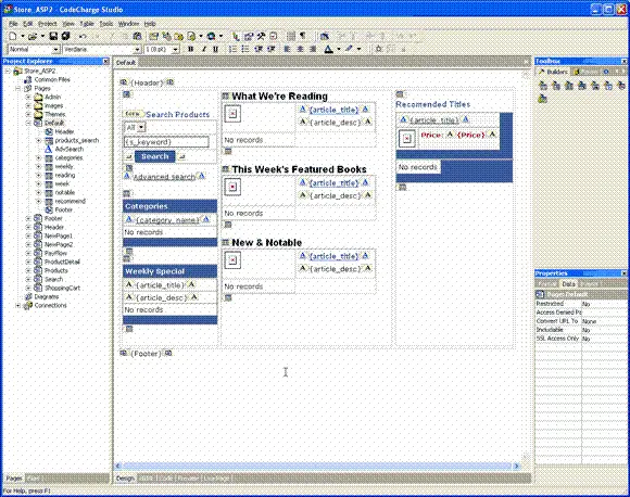 CodeCharge Studio 3.0