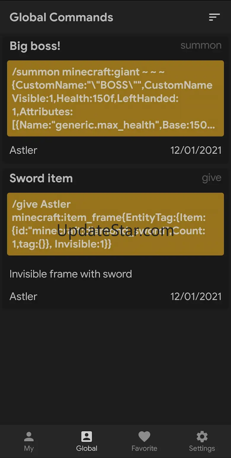Commands Generator