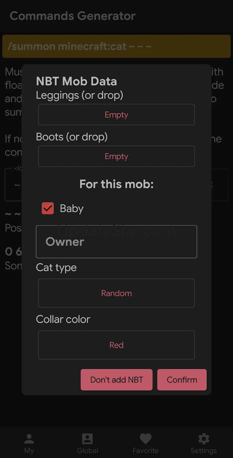 Commands Generator