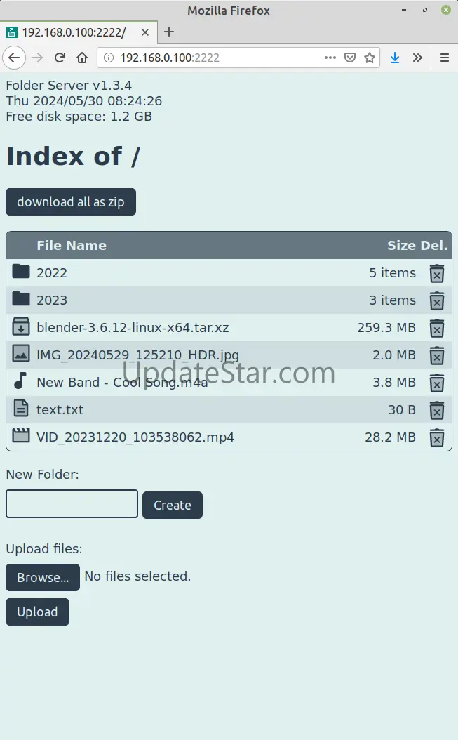 Folder Server - WiFi Transfer 1.2.7