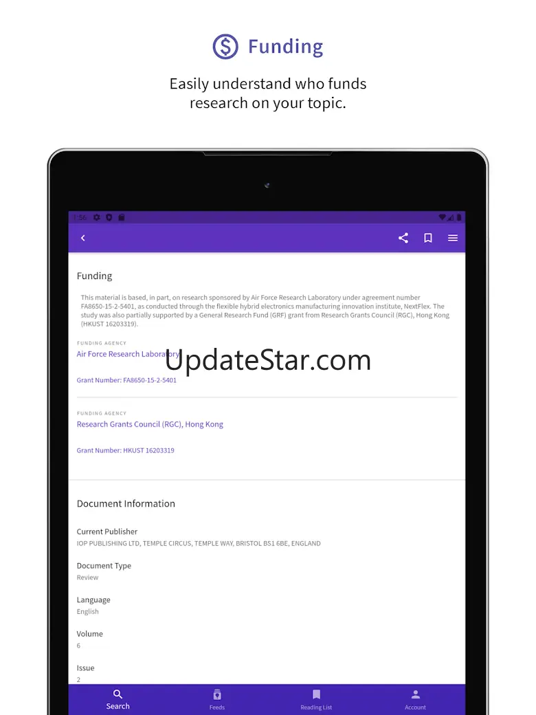 Web of Science MyRA 2.7.0