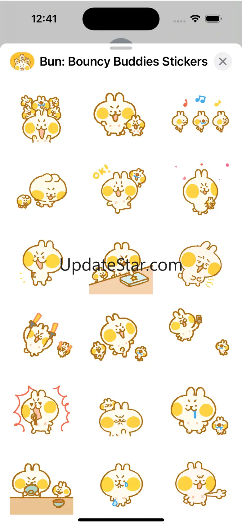 Bun Bouncy Buddies Stickers 1.0