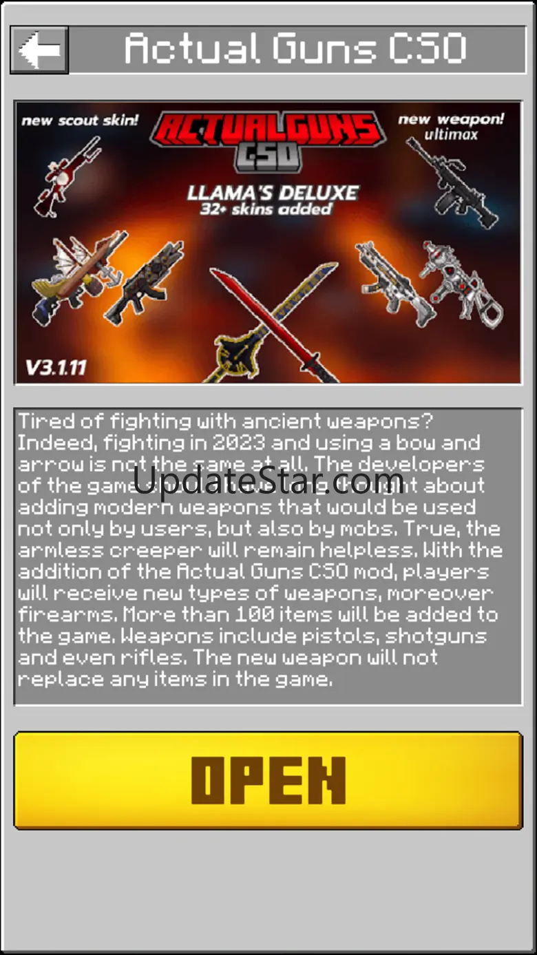 Gun Addons Skins for Minecraft 1.0.1