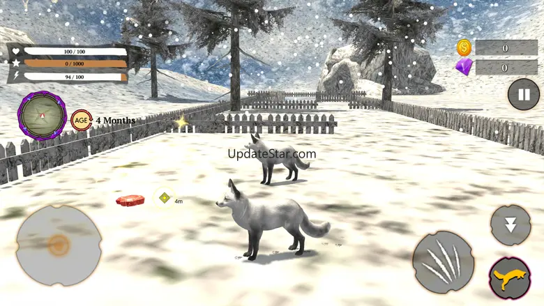 Virtual Arctic Fox Family Sim 1.1