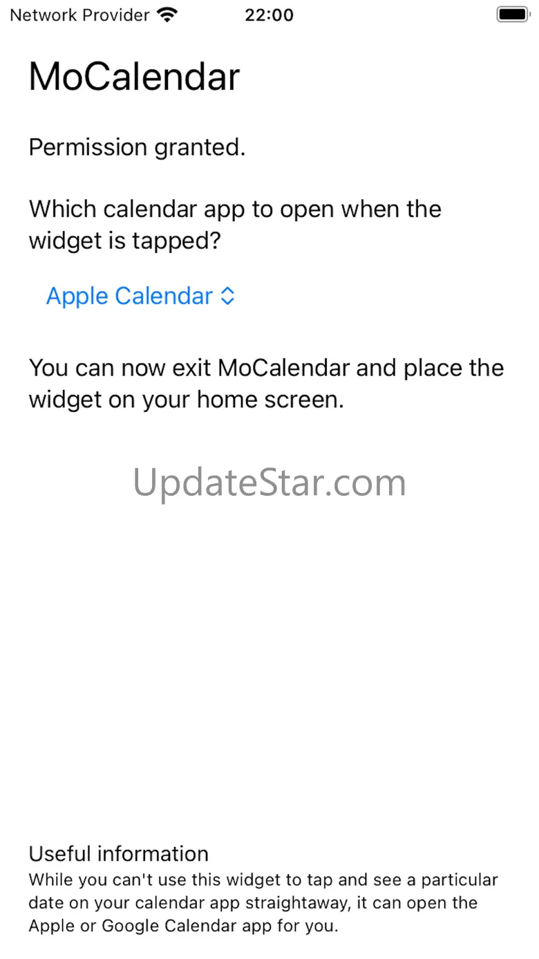 Calendar Widgets |  MoCalendar 1.0.40