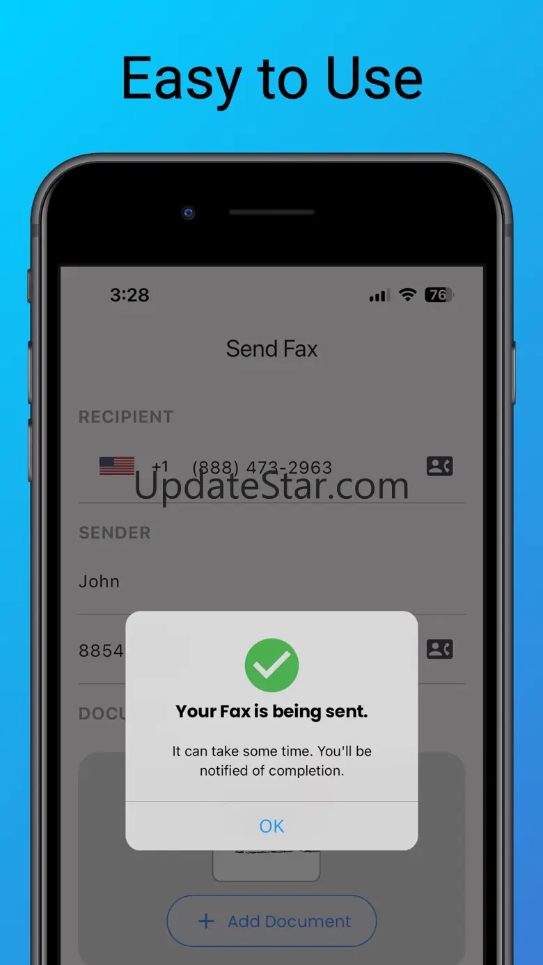 Fax from iPhone ~ Send Docs 1.3