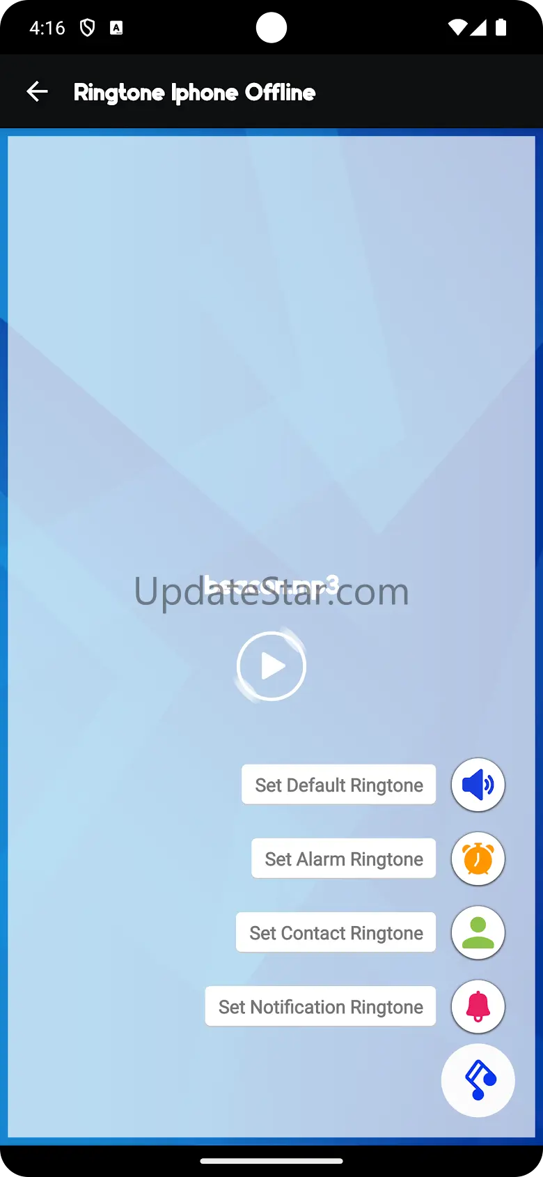 Ringtone for iphone: Android™ 19.0