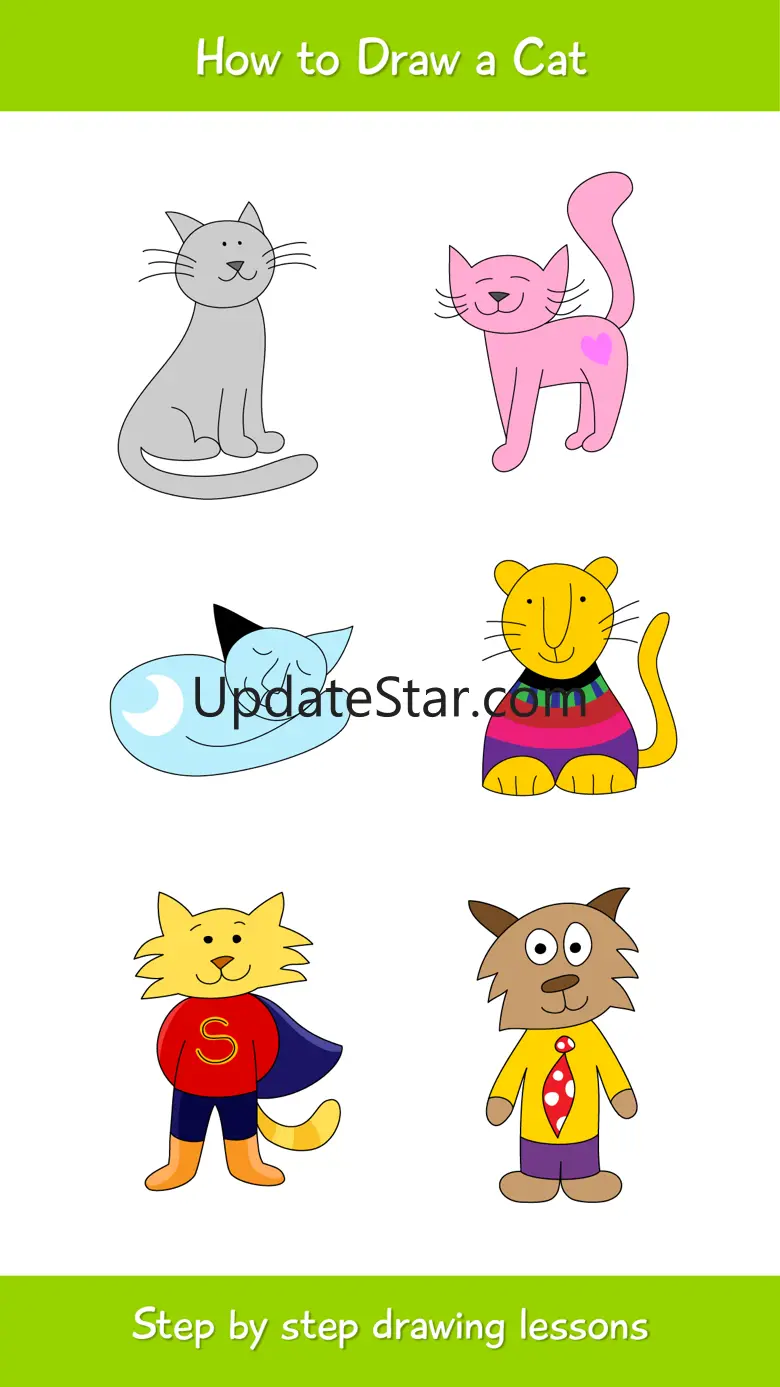 How to Draw a Cat Step by Step 2.4