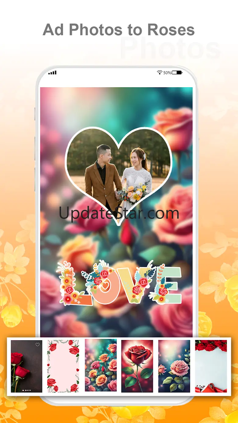 Rose Photo Frames HD 1.20