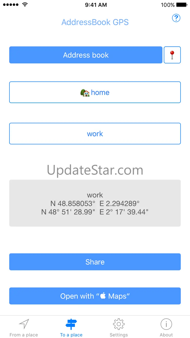 AddressBook GPS 1.6.3