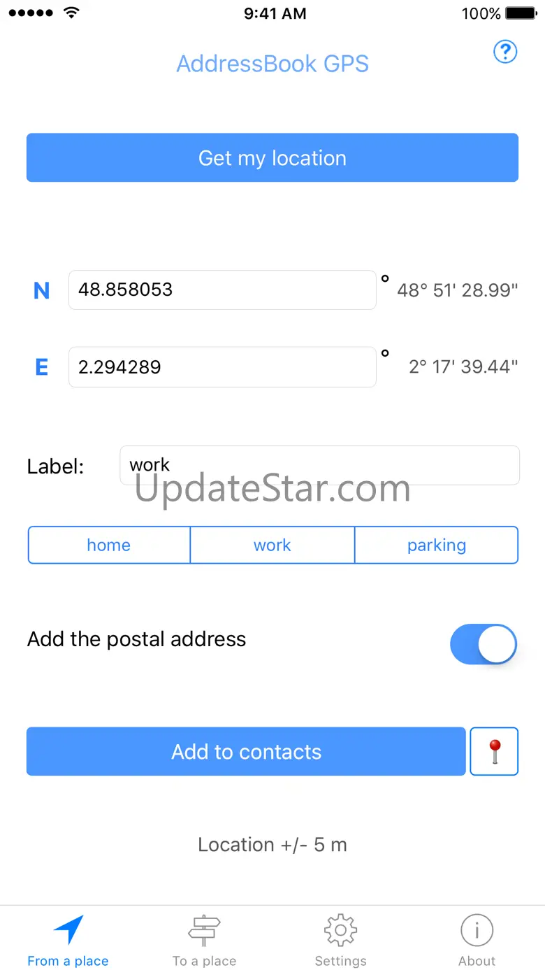 AddressBook GPS 1.6.3