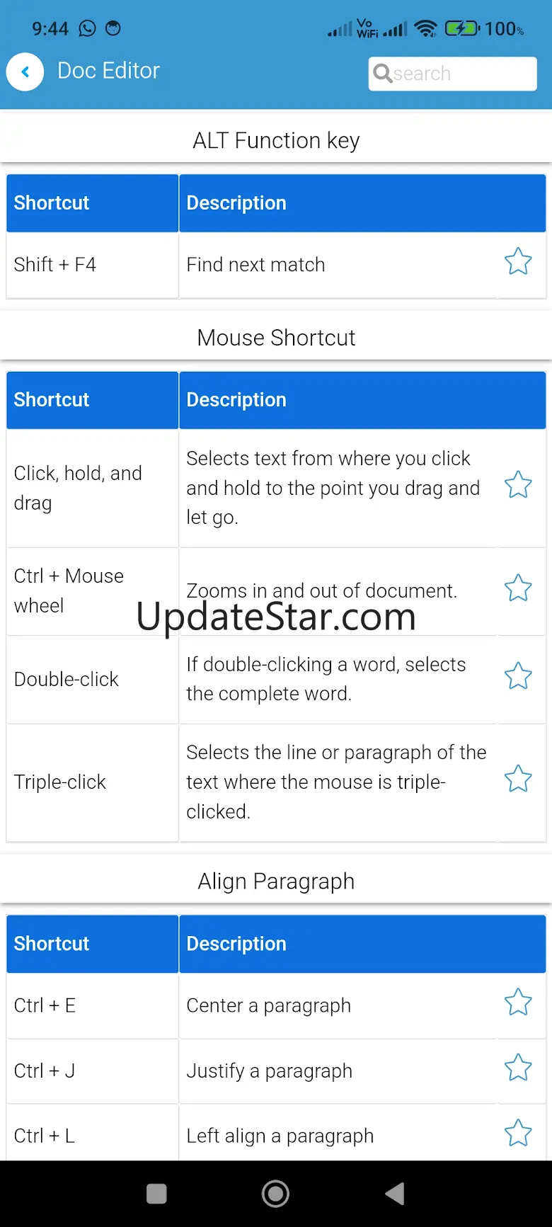 Computer keyboard shortcut key 3.6