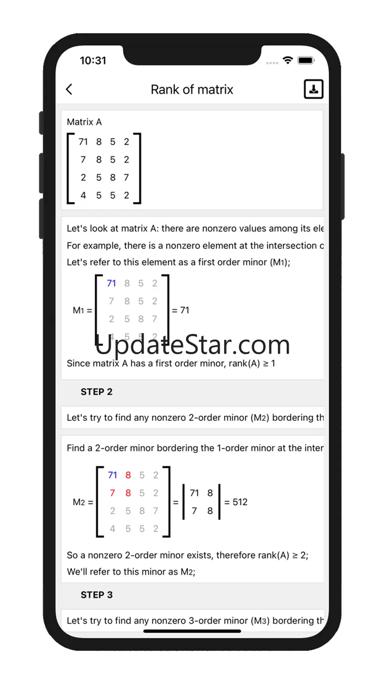 Matrix operations 6.2.0