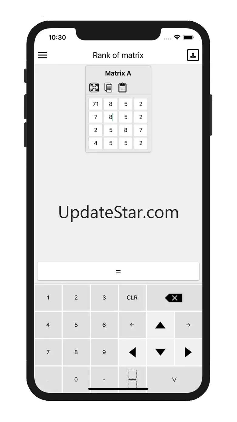 Matrix operations 6.2.0