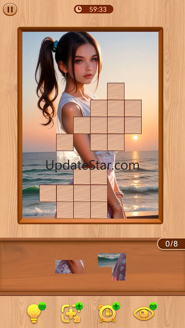 Block Jigsaw Girl-Puzzle Game