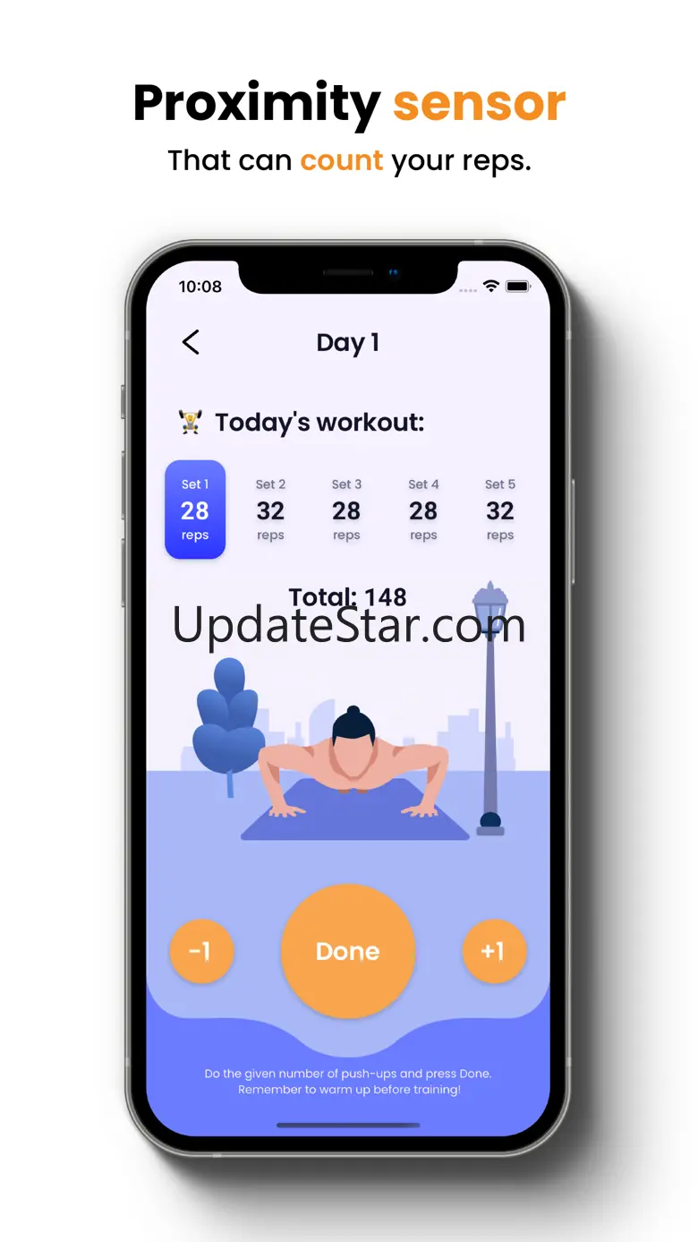 100 Pushups - Increase Reps 1.0.0