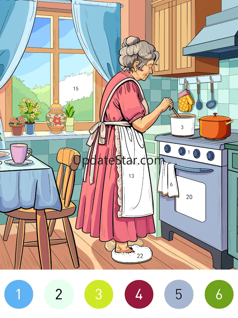 Granny Color By Number Game 1.1.7