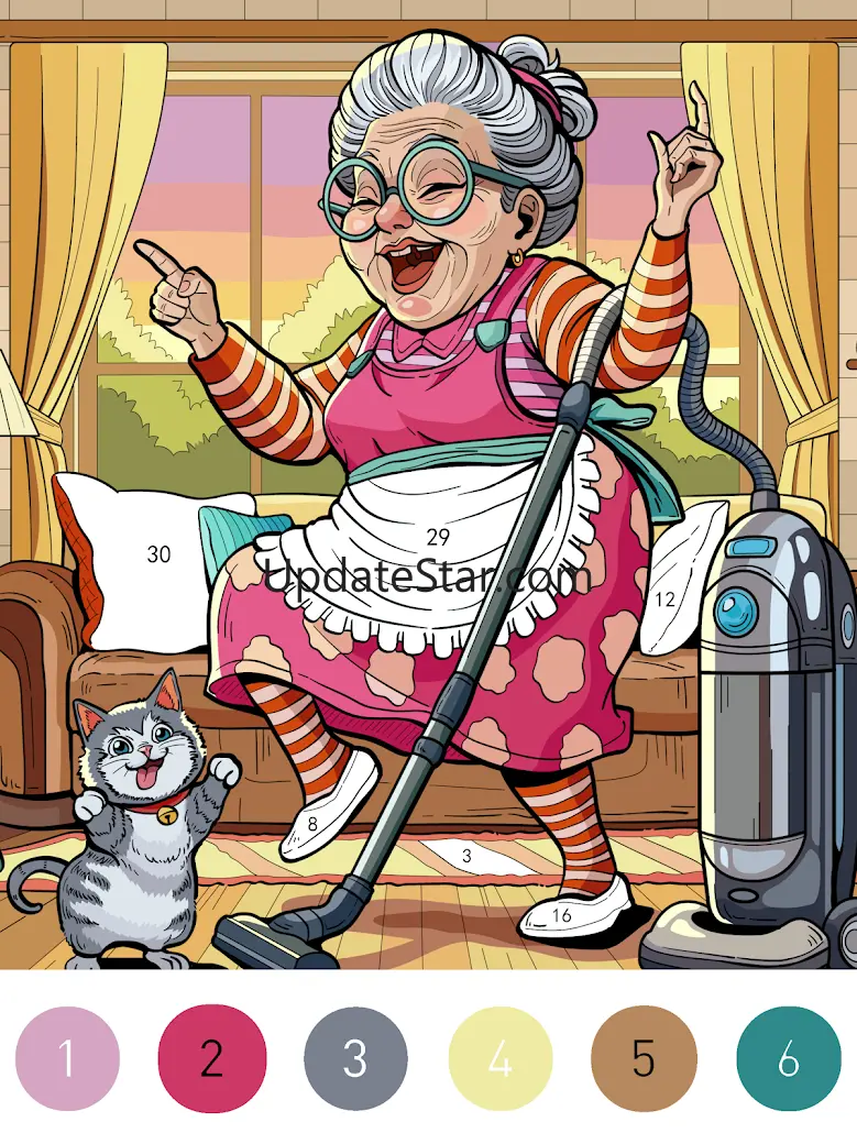 Granny Color By Number Game 1.1.7
