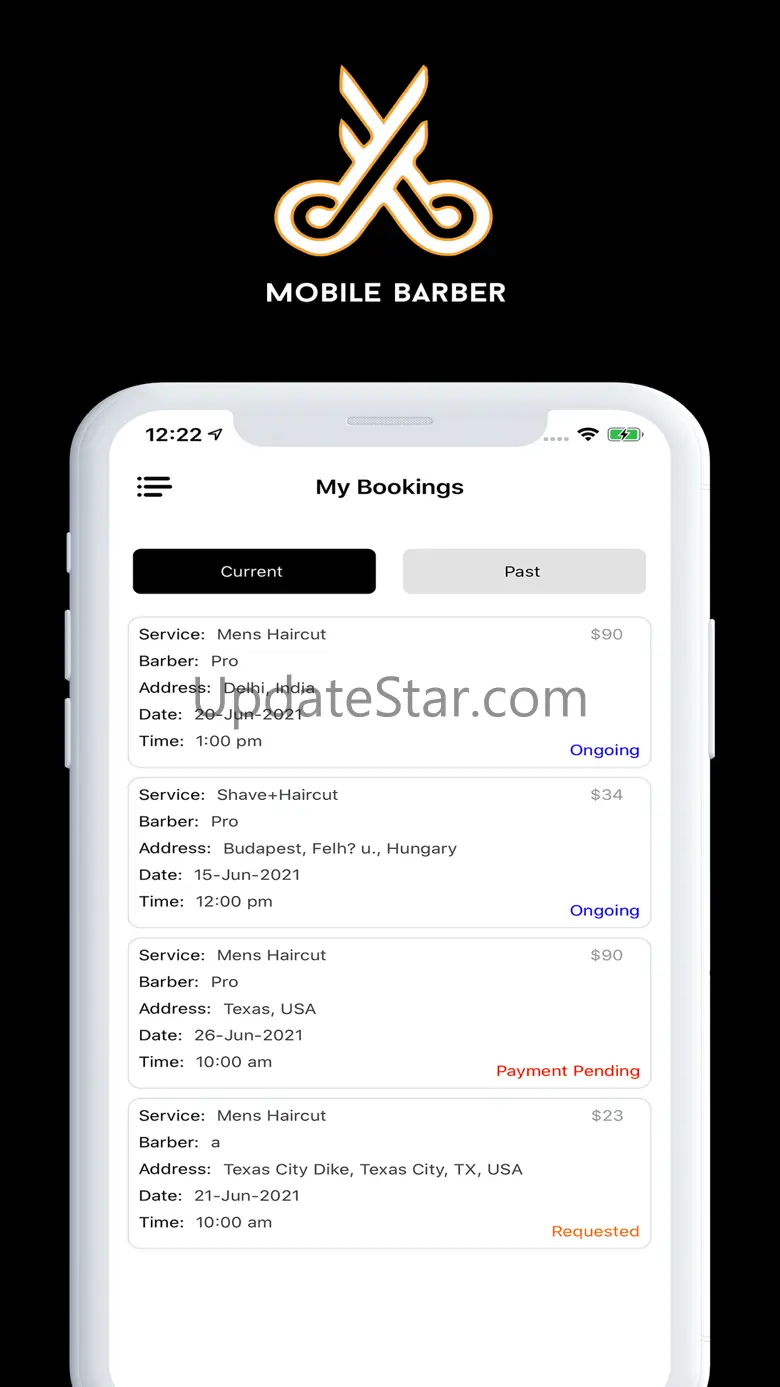Mobile Barber app 5.0