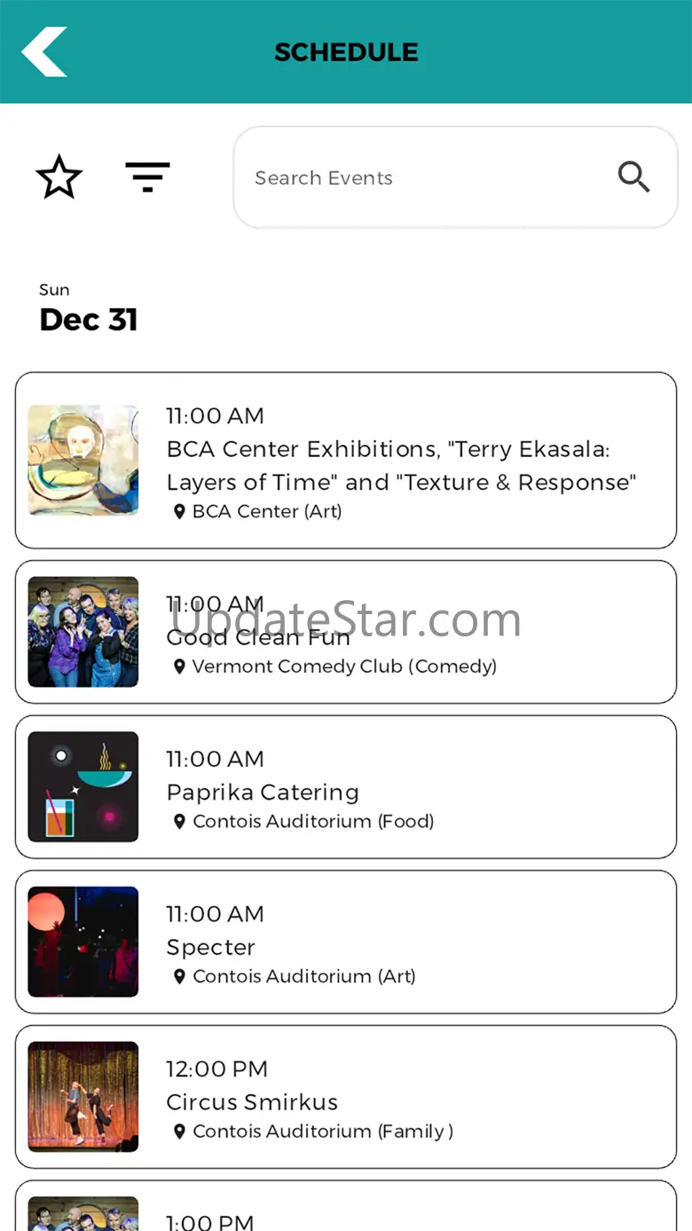 Burlington City Arts Events 2.0.2
