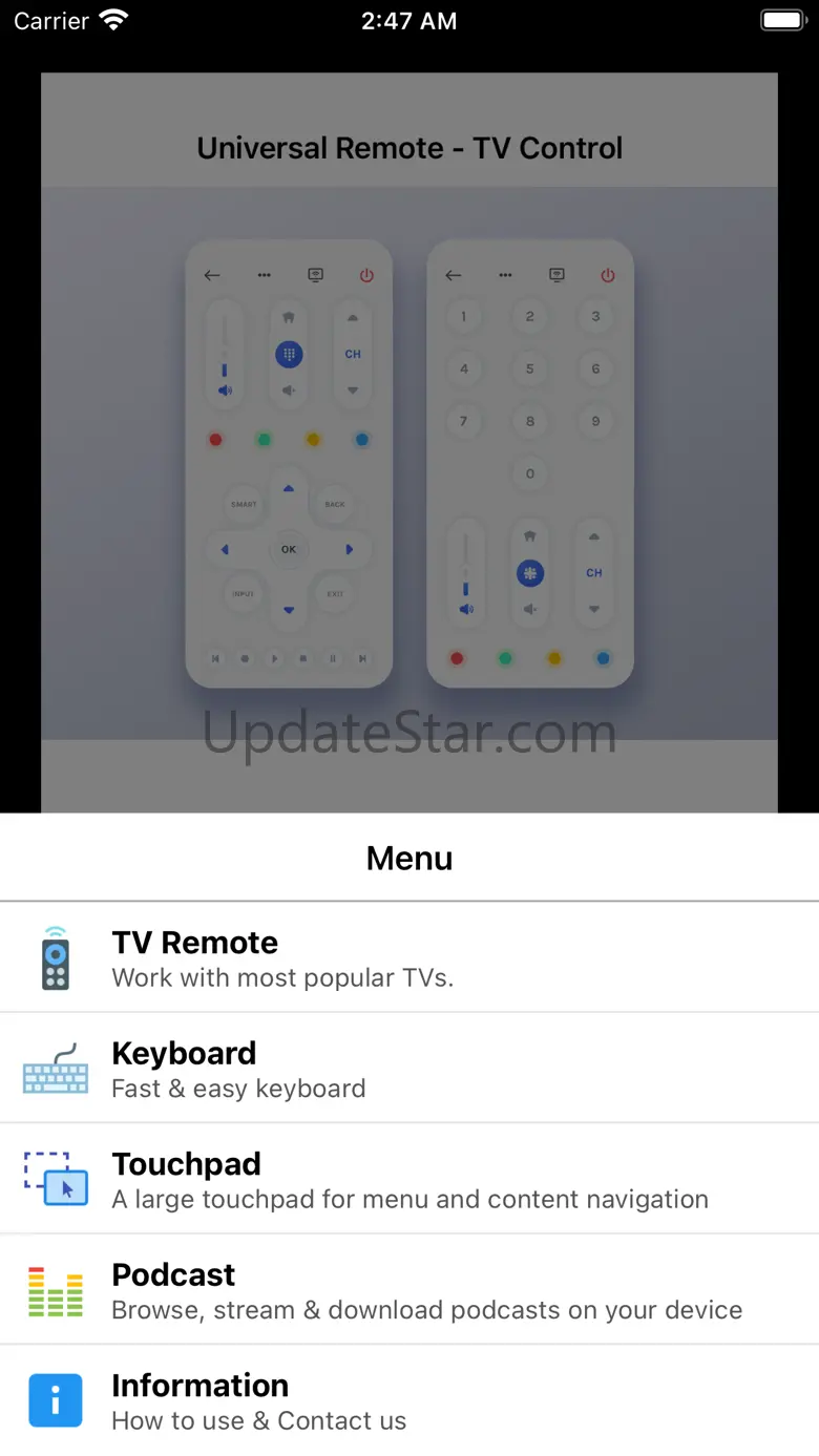 Universal Remote: TV Control 1.0