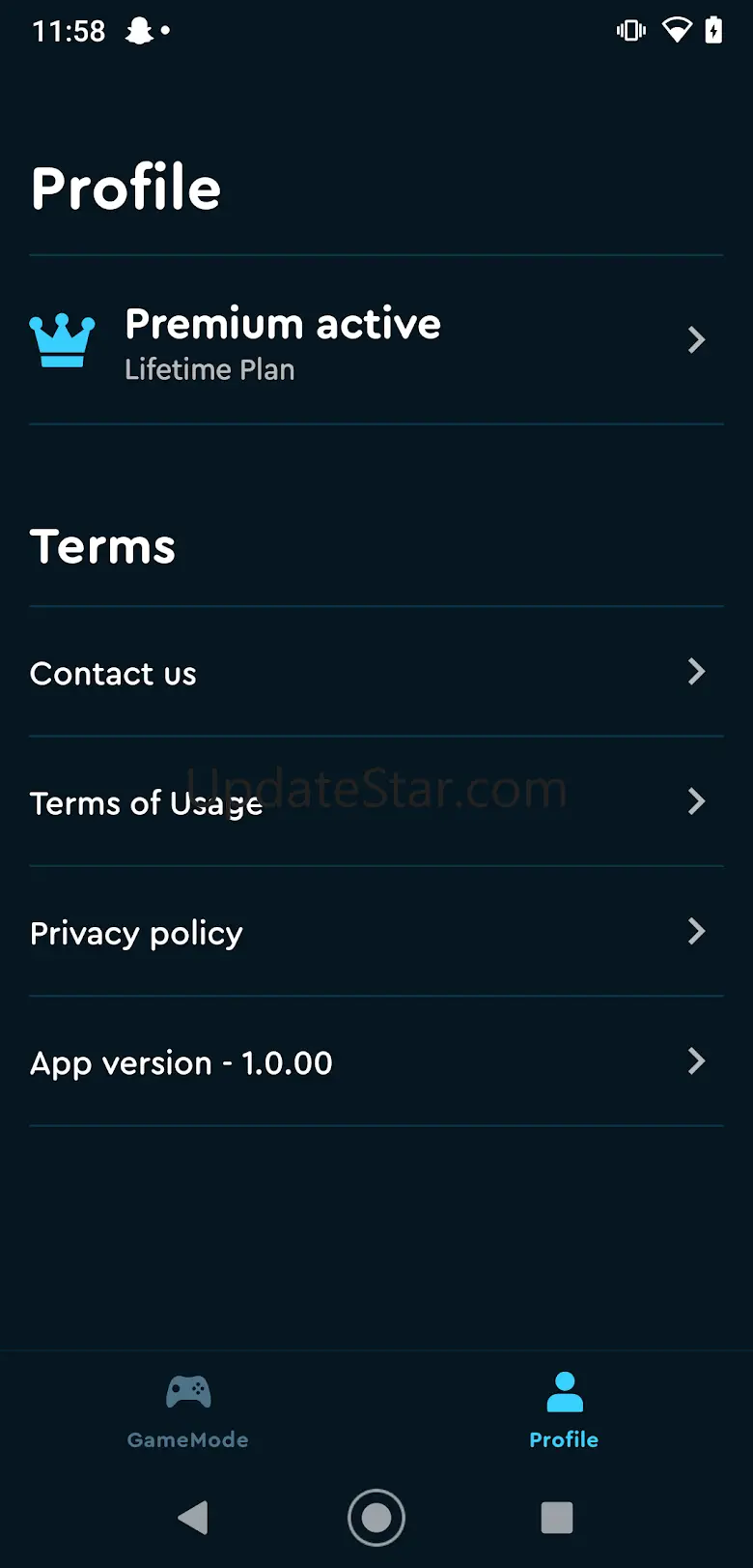 GameBoosterX - Game Mode PRO 1.0.03