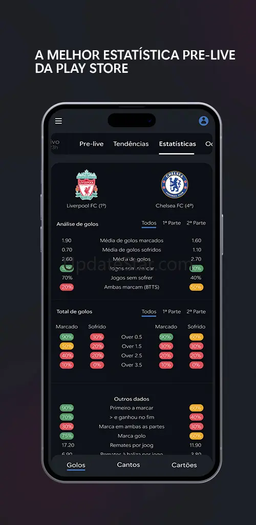 CornerPro: Live Stats & Alerts 2.2.0