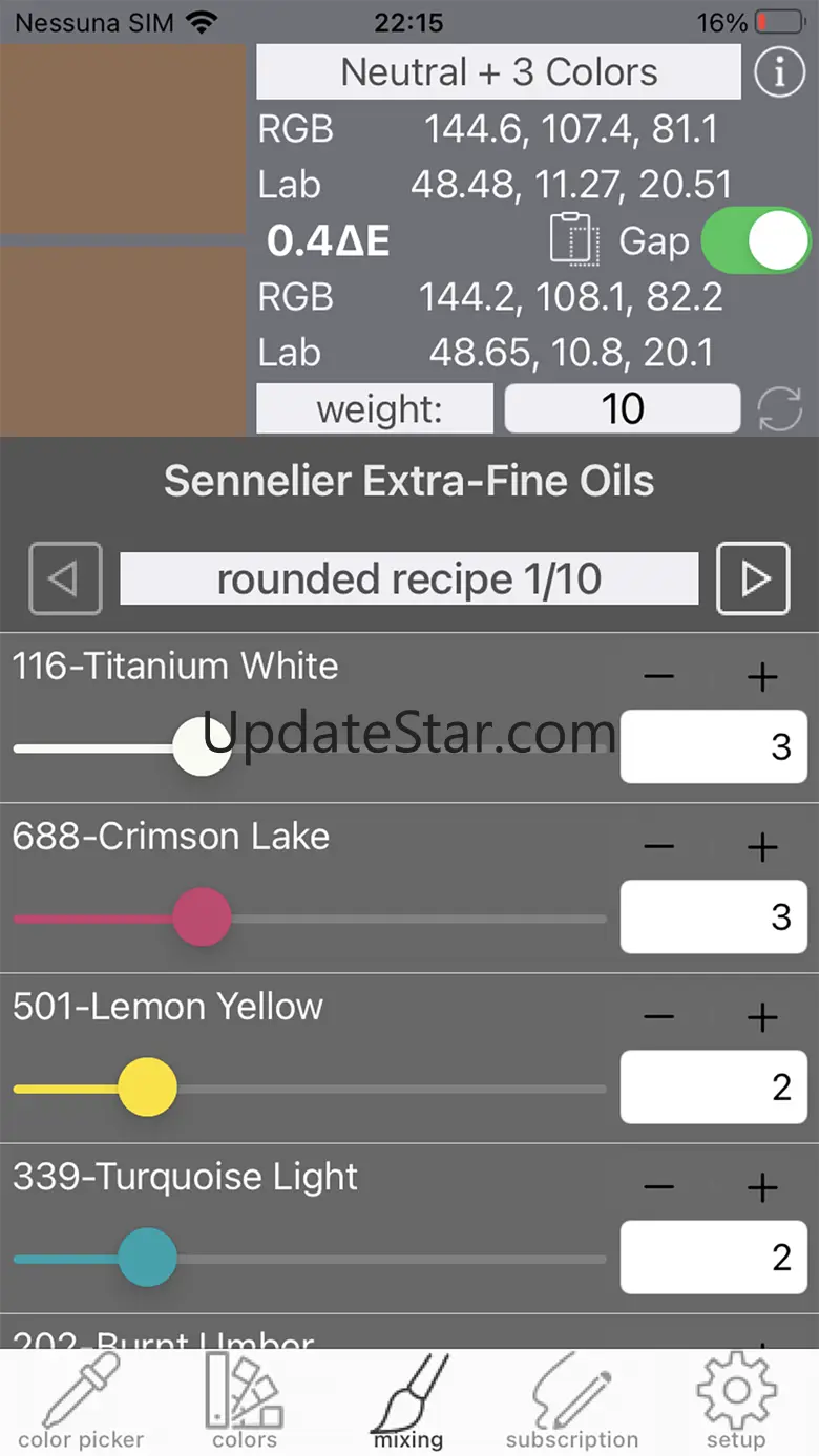 Real Paint mixing tools PRO 1.25.5