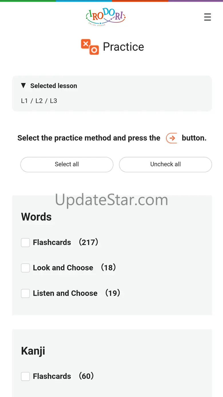 IRODORI Practice 3.2.3