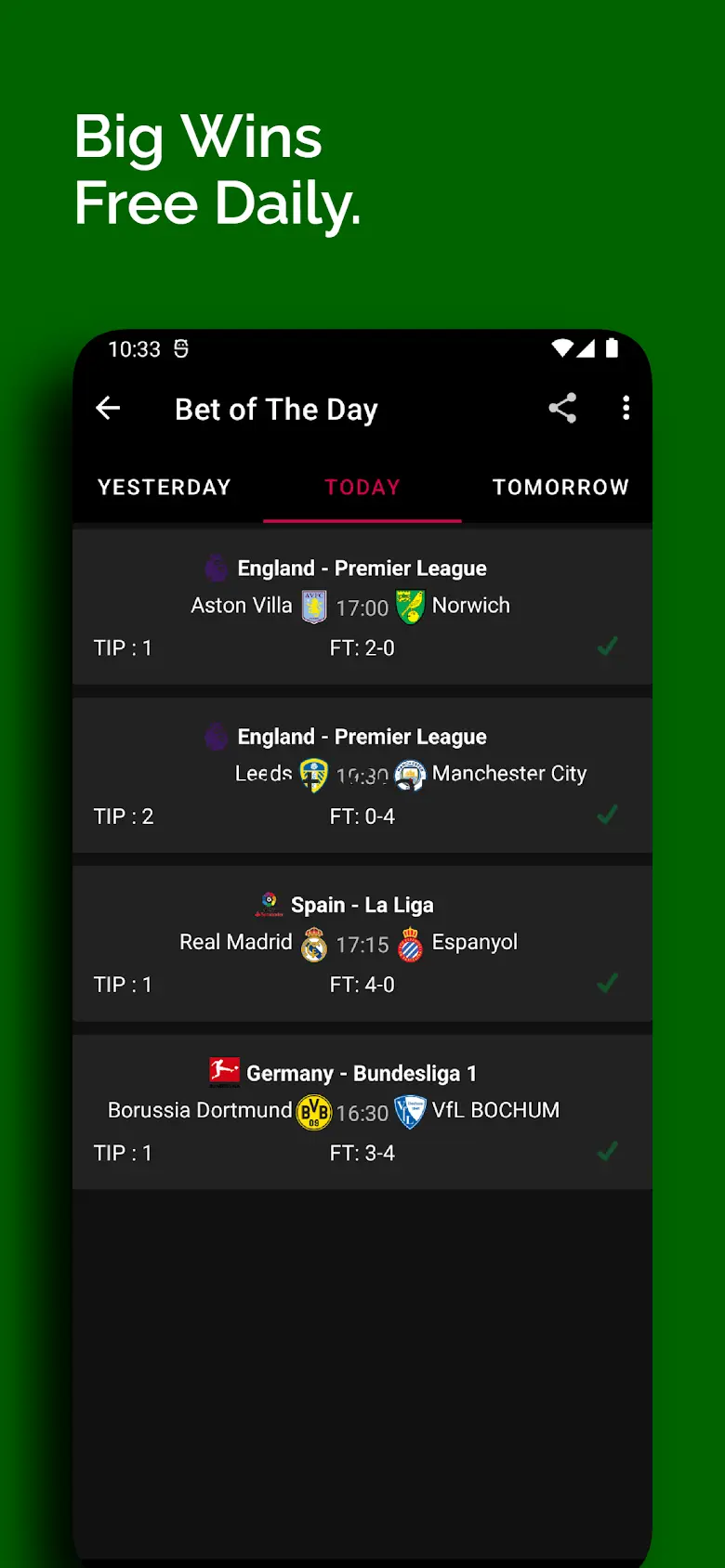Sure Betting Predictions. 2.0.7