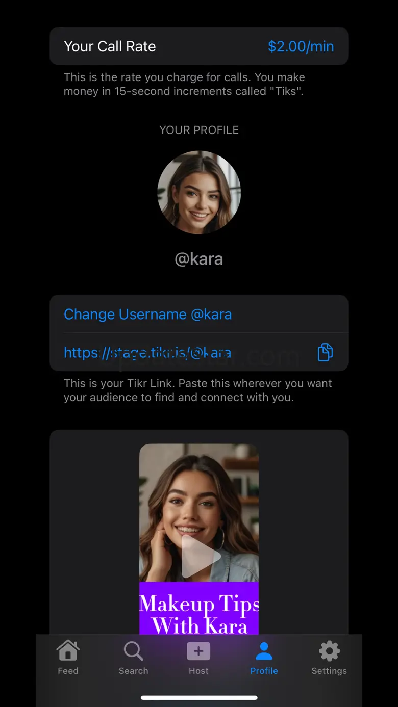 Tikr.is - Paid Video Chat 1.0.0