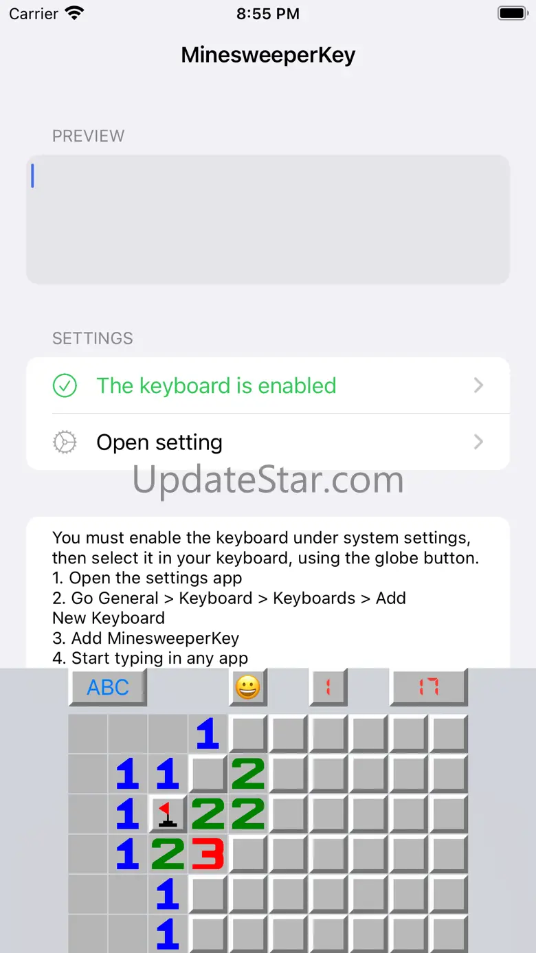 Minesweeper Keyboard 1.0