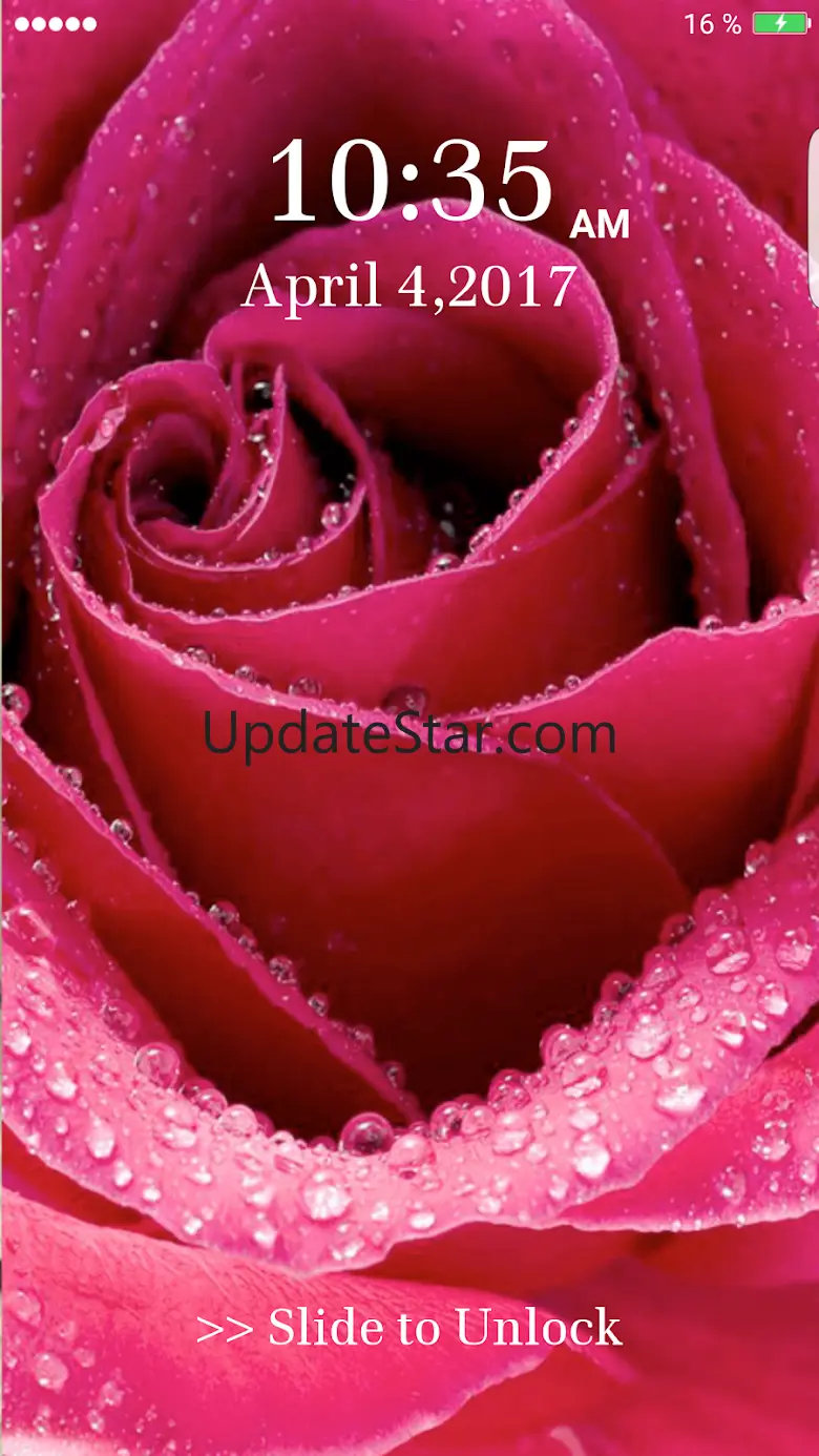 Red Rose Heart Pin Lock Screen 11.3