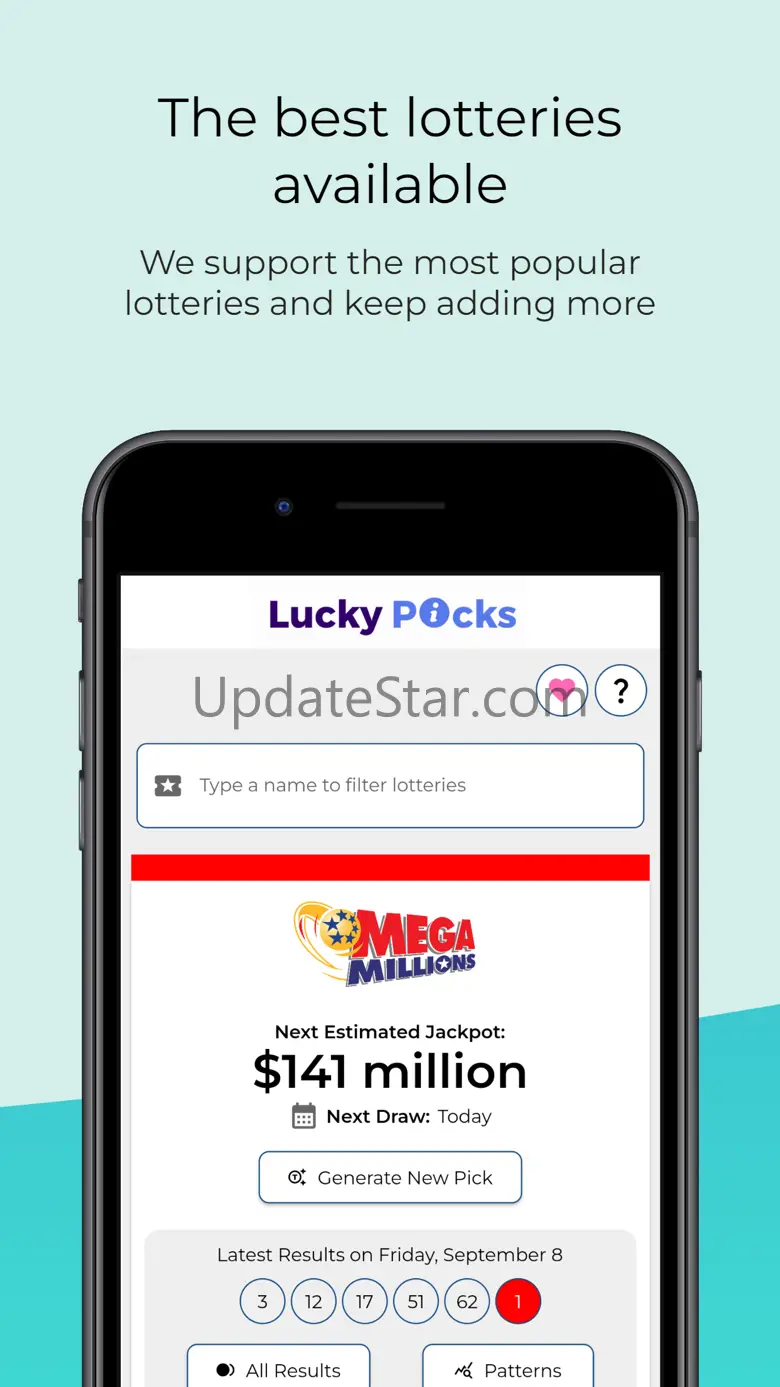 Lucky Picks - Lottery Numbers 1.5.2