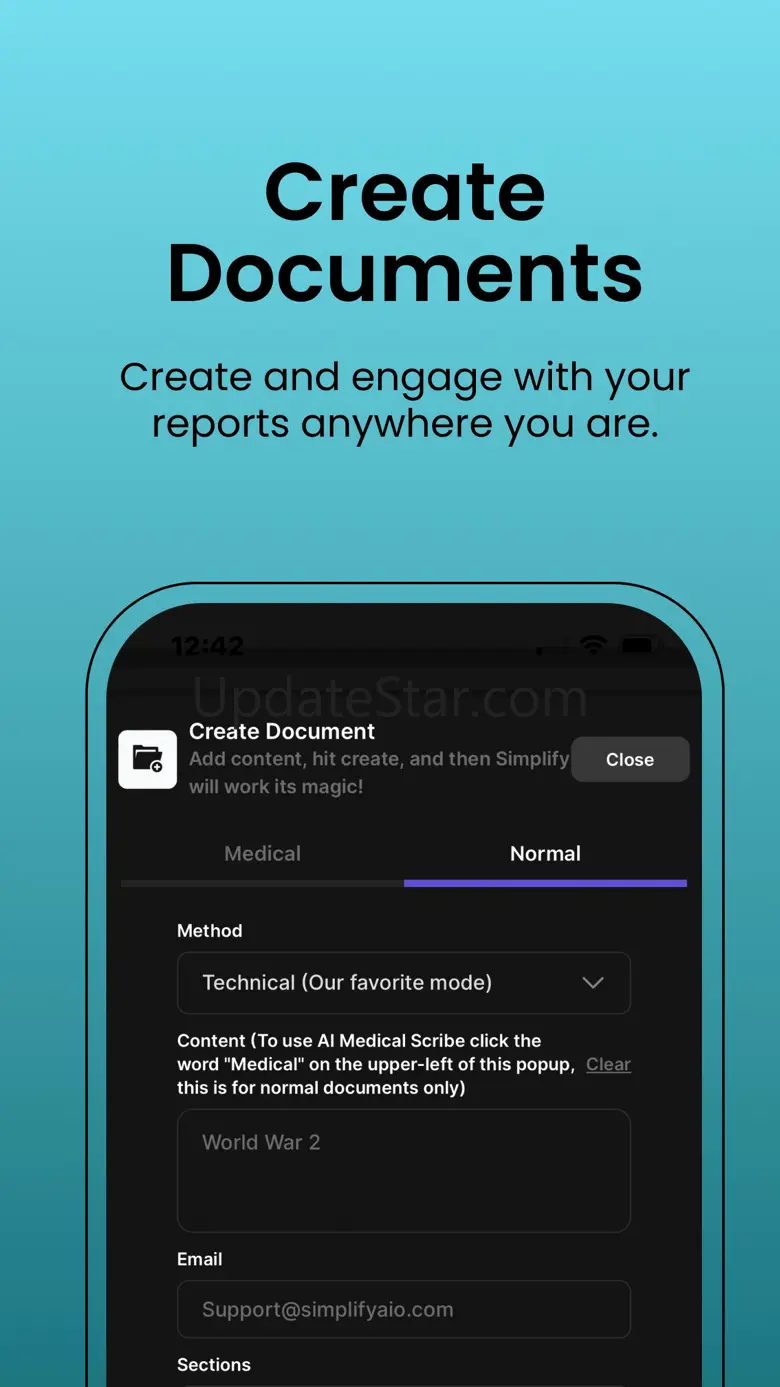 Simplify AI Medical Scribe 1.12